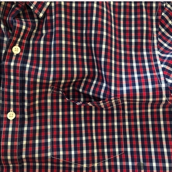 Banana Republic Mens Plaid Long Sleeve Shirt (XL) - Picture 7 of 8